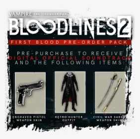 Vampire The Masquerade Bloodlines 2 Special Edition, HD Png Download, Free Download