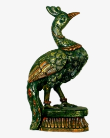 Gold Peacock Statue Png , Png Download - Temple Statue In Png, Transparent Png, Free Download