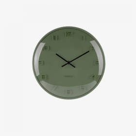 Pine Green Elevated Domed Wall Clock 25cm - Hodiny Karlsson Zelene, HD Png Download, Free Download