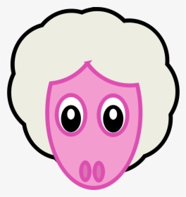 Sheep Head Cartoon, HD Png Download, Free Download