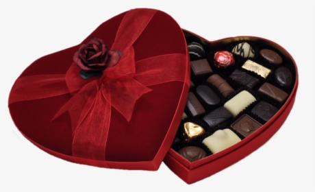 Valentine"s Day Leonidas Chocolate Velvet Heart- 16oz - Heart Shaped Box Of Chocolates Png, Transparent Png, Free Download