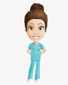 Cartoon Pics Image Group This Stock Vector - Nurse Vector Character Png, Transparent Png, Free Download