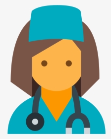 Female Icon Free - Doctor Icon Png Transparent, Png Download, Free Download