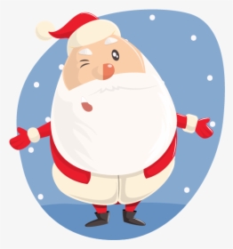 Cute Santa Claus - Illustration, HD Png Download, Free Download