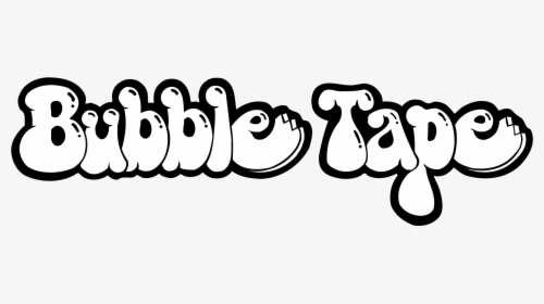 Bubble Tape 01 Logo Png Transparent - Download Free Bubble Font, Png Download, Free Download