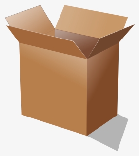 Box, Brown, Open, Package, Cardboard, Carton, Opened - Open Cardboard Box, HD Png Download, Free Download