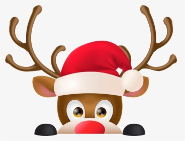 Sticker Interrupteur Renne De Noel Ambiance Sticker - Reindeer Christmas Transparent, HD Png Download, Free Download