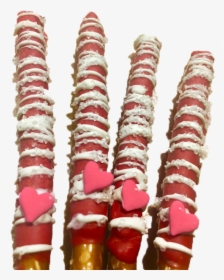 Valentines Day Red And White Chocolate Covered Pretzel - Sandwich Cookies, HD Png Download, Free Download