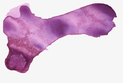 Transparent Purple Paint Stroke Png - Watercolor Paint, Png Download, Free Download
