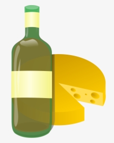 Wine And Cheese - Cartoon Wine And Cheese, HD Png Download, Free Download