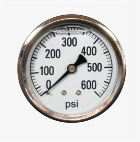 Pressure Gauge, 0-600 Psi, Panel Mount, W/ Bracket - Instrument Used To Measure Pressure, HD Png Download, Free Download