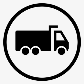 Icon Circle Truck - Camion Benne Symbole, HD Png Download, Free Download
