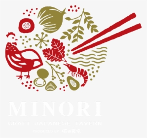 181015 Hawaii Minori Logo W - Minori Craft Japanese Tavern, HD Png Download, Free Download