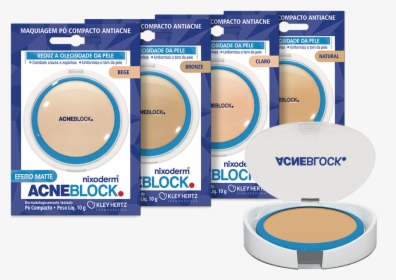 Acneblock Maquiagem - Acneblock Pó Compacto, HD Png Download, Free Download