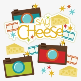 Clipart Camera Scrapbook - Say Cheese Clip Art, HD Png Download, Free Download