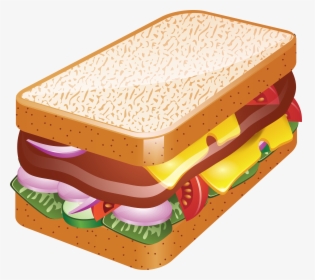 Fast Food,sandwich,processed Pad,food,finger Food,meal,american - Sandwich Clipart Png, Transparent Png, Free Download