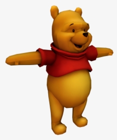 Clip Art Kingdom Hearts Winnie The Pooh - Pooh The Models Resource, HD Png Download, Free Download