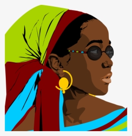 Human Arts - Beautiful Black Woman Clipart, HD Png Download, Free Download