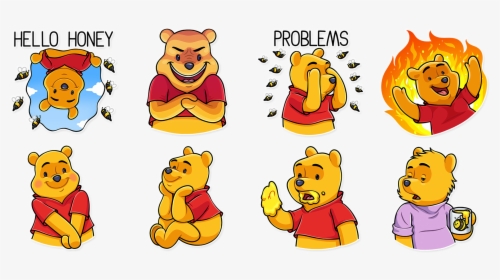 Telegram Stickers Winnie The Pooh, HD Png Download, Free Download