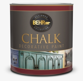 Can Of Chalk Decorative Paint - Behr Black Paint Chalk, HD Png Download, Free Download