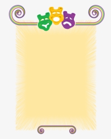 Mardi Gras Stationary - Cat, HD Png Download, Free Download