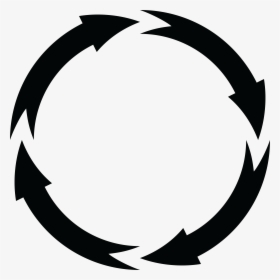 Transparent White Curved Arrow Png - Circle Arrows Free Transparent, Png Download, Free Download