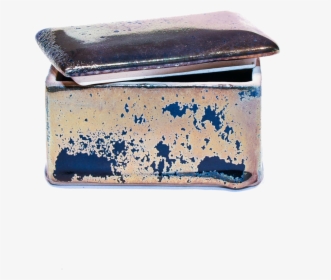 Ceramic Rectangular Treasure Box In Antique Metallic - Wallet, HD Png Download, Free Download