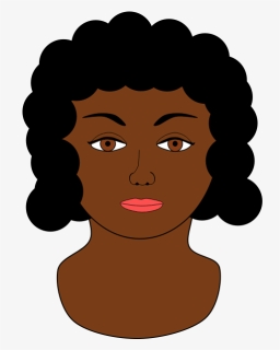 Black Woman Face Clipart, HD Png Download, Free Download