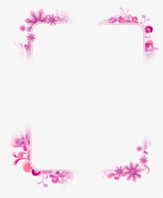 Transparent Chinese Cherry Blossom Clipart - Girly Borders And Frames, HD Png Download, Free Download