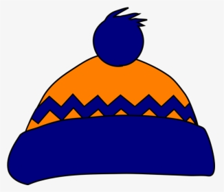 Orange Navy Stocking Cap - Winter Hats Clip Art, HD Png Download, Free Download