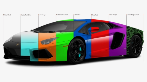 What Colors Can You Wrap A Car - Lamborghini Aventador Colors, HD Png Download, Free Download