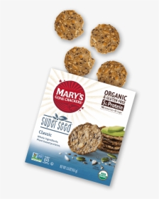Mary"s Gone Crackers Classic Super Seed Crackers - Mary's Gone Crackers, HD Png Download, Free Download