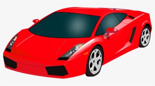 Lamborghini Aventador Clipart Supercar - Red Lamborghini Clipart, HD Png Download, Free Download