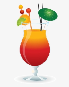 Clip Art Drink Clipart - Clipart Cocktail Glass, HD Png Download, Free Download
