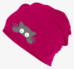 Beanie With Reflective Cat Print Who`s There - Beanie, HD Png Download, Free Download