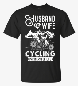 Image 221px Husband And Wife Cycling Partners For Life - Orange Amp T Shirt, HD Png Download, Free Download