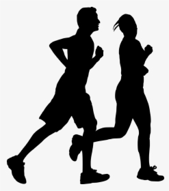 Man, Woman, Running, Morning Run, Husband, Wife - Gambar Orang Yg Sedang Berlari, HD Png Download, Free Download