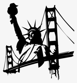 Transparent Statue Of Liberty Clip Art - Clip Art New York Big Apple, HD Png Download, Free Download