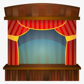 Stage Curtains Png - Theater Stage Clipart, Transparent Png, Free Download