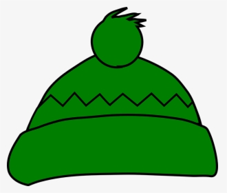 Bobble Cap, Hat, Winter, Warm, Green, Wool - Green Hat Clip Art, HD Png Download, Free Download