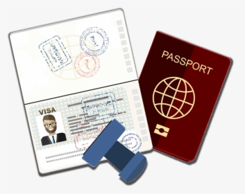 Transparent Passport Stamps Clipart - Passport And Visa Png, Png Download, Free Download