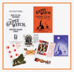 Gypsy Witch Fortune Telling Playing Cards - Gypsy Witch Cards, HD Png Download, Free Download