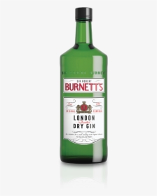 Burnetts Gin New Bottle, HD Png Download, Free Download