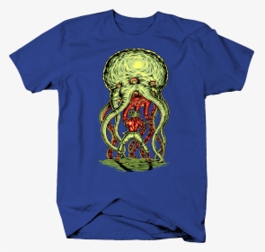 Cthulhu And Man With Shot Gun Hp Lovecraft Monster - Tentacles Alien ...