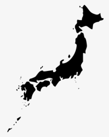 Japan - Japan Map Black Png, Transparent Png, Free Download