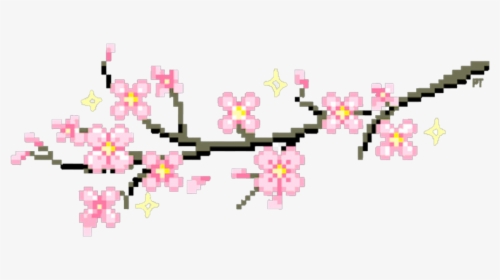 #png #peach #cute #aesthetic #japan #stickers #soft - Aesthetic Cherry Blossom Png, Transparent Png, Free Download
