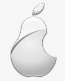 Apple,inspired By Apple,looks Like Apple Logo,pear,pear - Pear Like Apple Logo, HD Png Download, Free Download