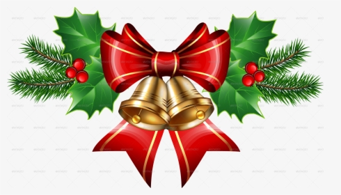 Transparent Chrismas Png - Transparent Background Christmas Bell Clipart, Png Download, Free Download