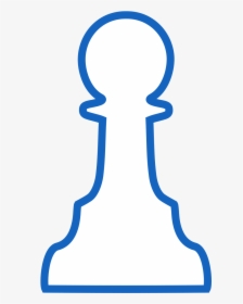 White Silhouette Staunton Chess Piece Pawn Icons Png, Transparent Png, Free Download