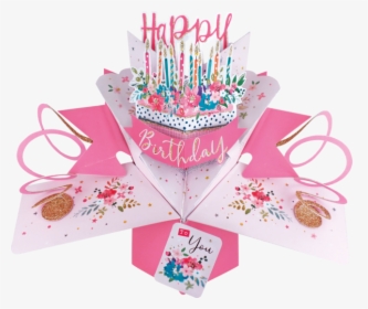 Happy Birthday 3d Pop Up Card, HD Png Download, Free Download